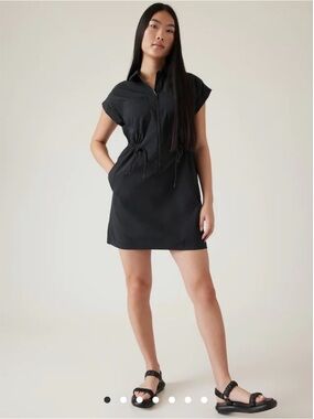 Athleta Black Topspin Dress